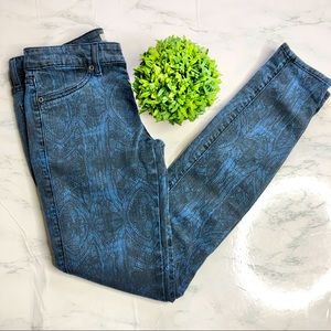 Rich & Skinny indigo printed super skinny jeans